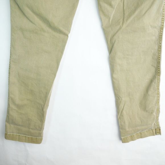 Gap Women's Sz 4 Mid-Rise Light Green Stretch Skinny Casual Button Closure Pants - Picture 8 of 12